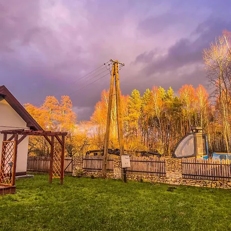 Domek Na Skraju Lasu Uniejow Exteriér fotografie